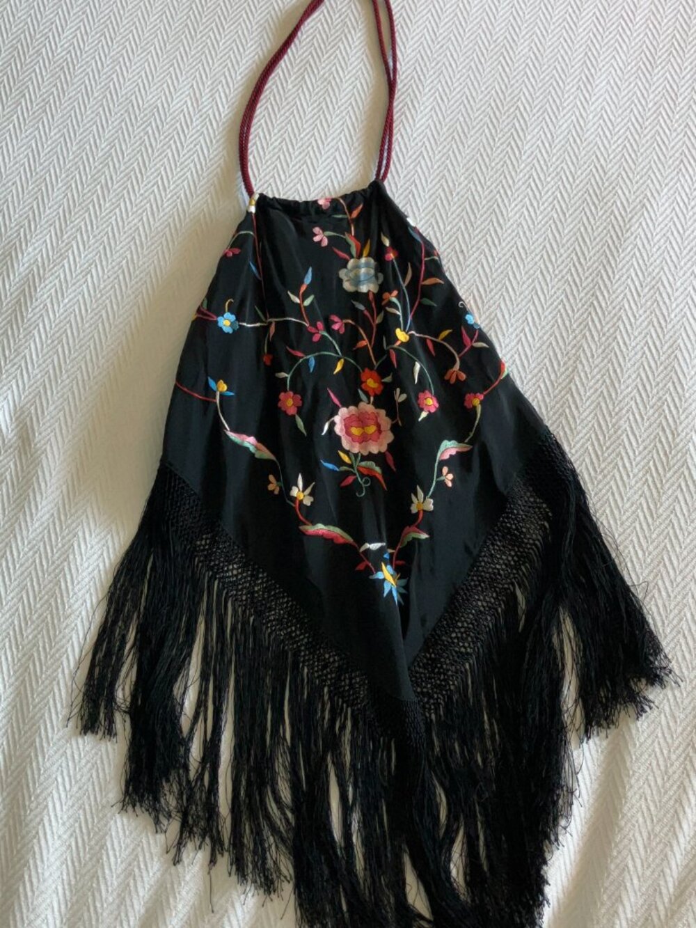 Heidi Abra Piano shawl Shoulderbag. One of a Kind NWOT